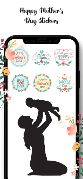 Game screenshot Happy Mother's Day Stickers!! apk