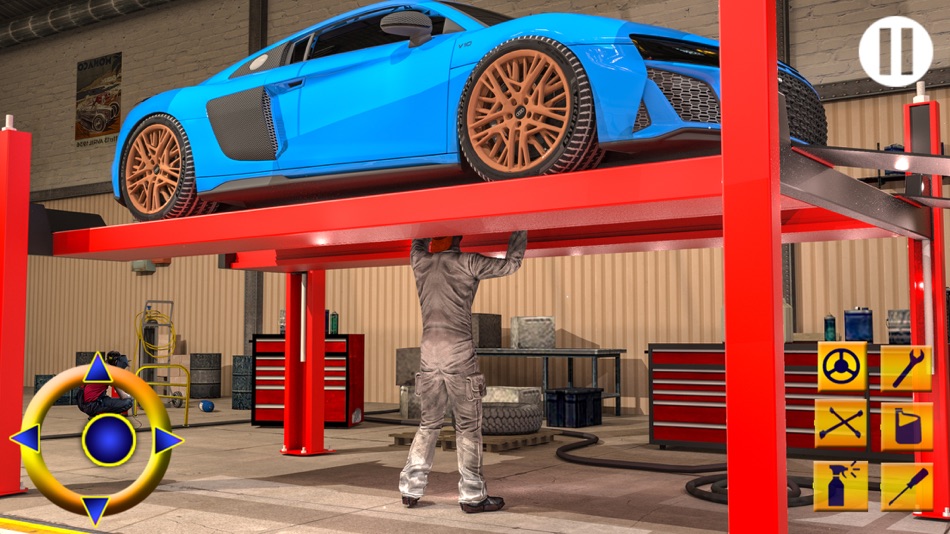 #7. Real Car Mechanic Simulator 3D (iOS) By: Meta Dort