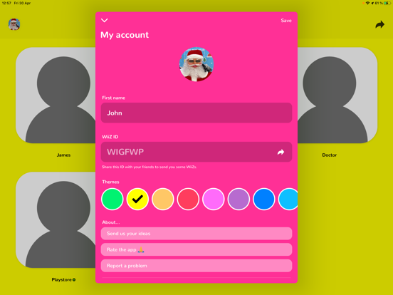 WiiZ ▲ Notification Messenger iPad screenshot