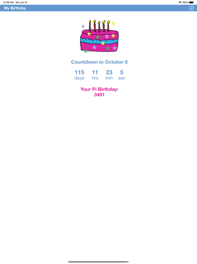 ‎Days until my birthday Screenshot