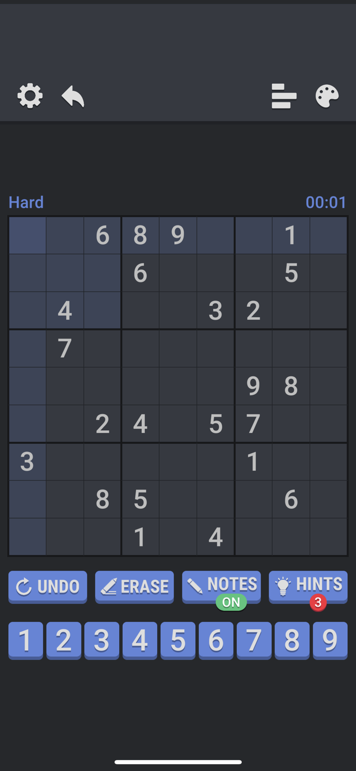 Sudoku  Expert Puzzle