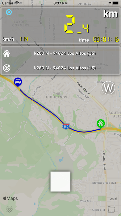 Screenshot #3 pour JustMiles Lite
