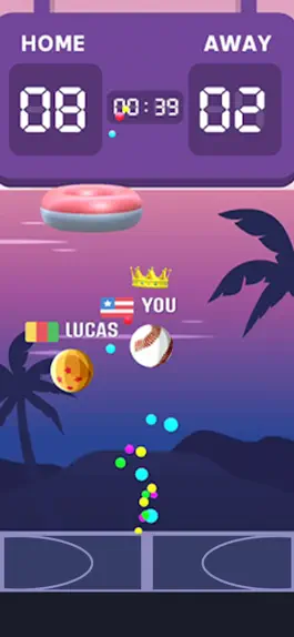 Game screenshot Hoop Ball Stars - Multiplayer apk