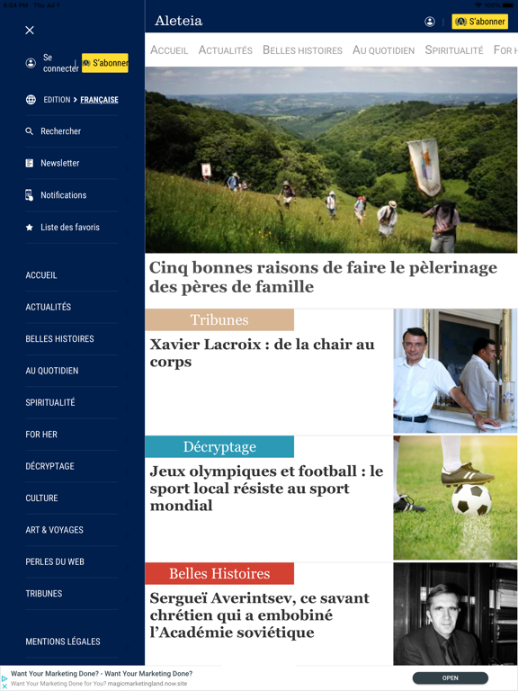 Screenshot #4 pour Aleteia