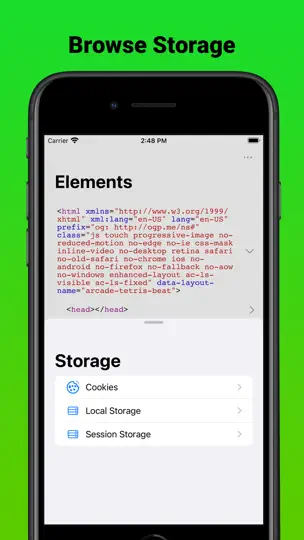 Captura de pantalla de Spliteb Para Safari en iPhone 5