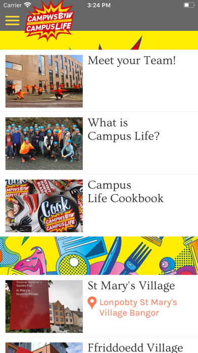 Bangor University Campus Life Screenshot