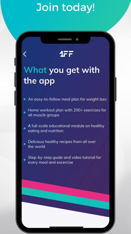 1FF: Meal Plans & Workouts screenshot-5