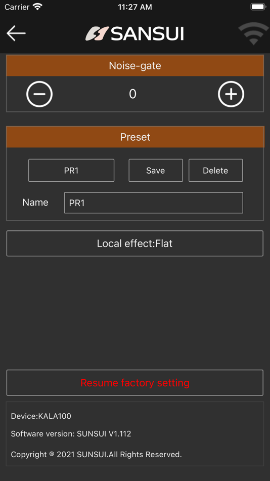 #7. SANSUI Audio DSP (iOS) By: Guangzhou Aidan Blessindo Electronic Co.,Ltd.