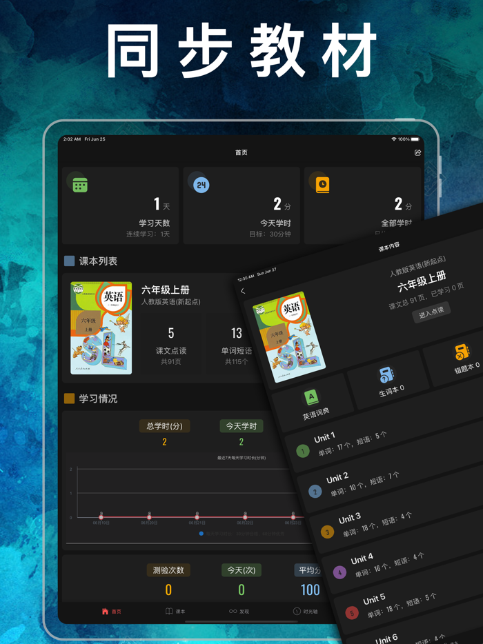 六年级英语上册-人教版新起点小学英语同步点读机