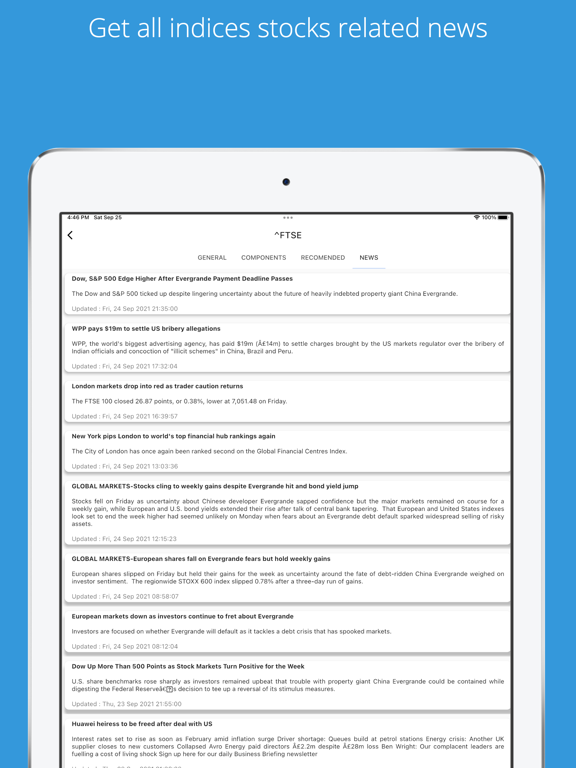 Australia Stock Market iPad screenshot 7 - Finance app