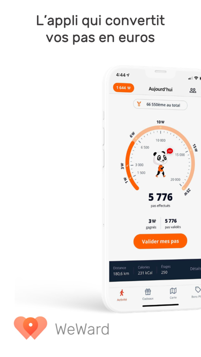WeWard: Gagnez en marchant WeWard: Gagnez en marchant