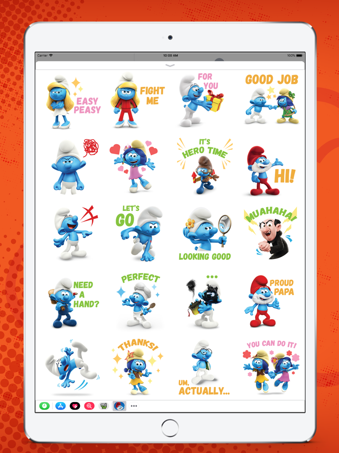 The Smurfs 3D Stickers