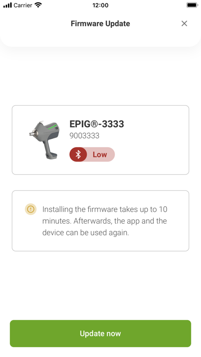 EPIG® App Screenshot