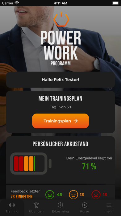 POWER WORK PROGRAMM Screenshot