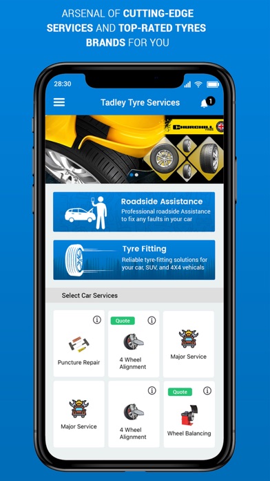 Screenshot #1 pour Tadley Tyre Services Limited