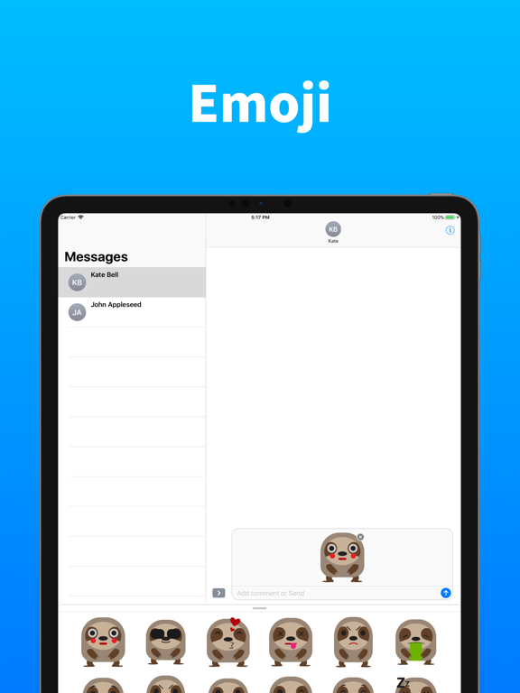 Screenshot #5 pour Paresseux - autocollants emoji