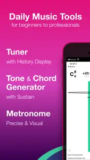 tunable – tuner & metronome iphone screenshot 2