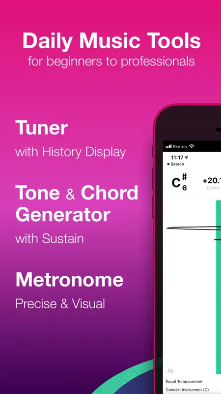 Tunable – Tuner & Metronome screenshot 2 of 9