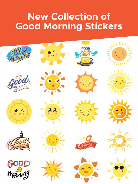 Screenshot #5 pour Good Morning Stickers!