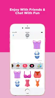 lingerie emojis iphone screenshot 4