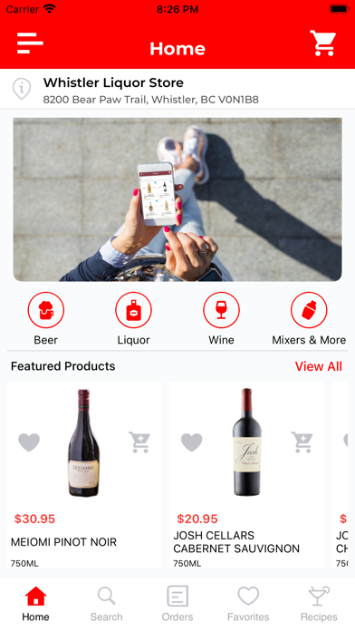 Whistler Liquor Store Screenshot