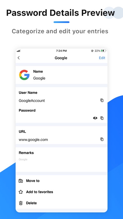 Password Manager for iPhone screenshot-3