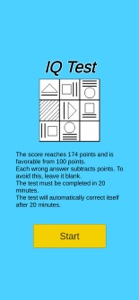 IQ Test, intelligency meter screenshot #1 for iPhone