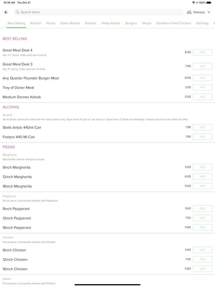 Pizza Italia Carlisle