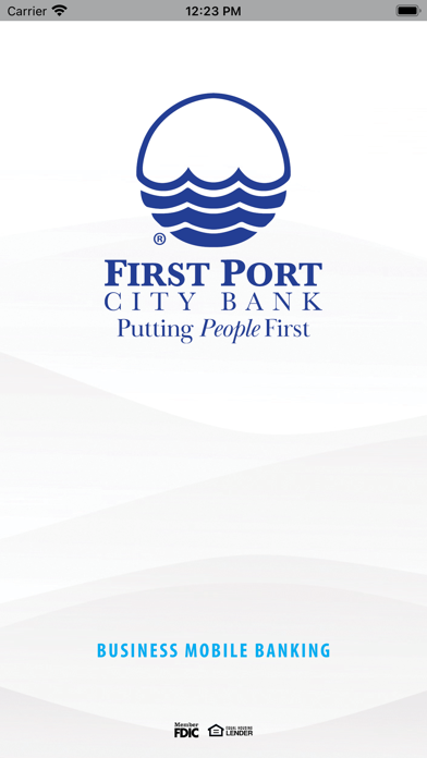 First Port City Bank Business Screenshot