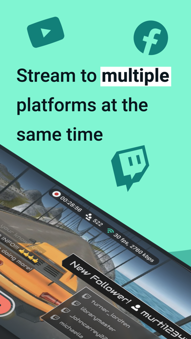 Screenshot #3 pour Streamlabs: app streaming live