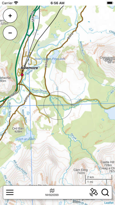 The Cairngorms Outdoor Map Screenshot
