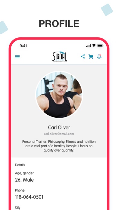 Signal Health Group Instructor Screenshot