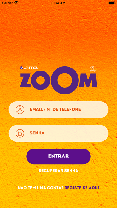 Zoom Unitel Screenshot