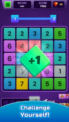 Game screenshot Merge Block Plus Number Puzzle apk