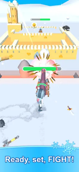 Game screenshot Fort Castle Snowball Cannon apk