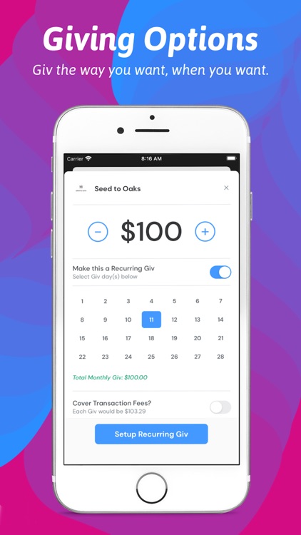 GivApp: Giving Simplified