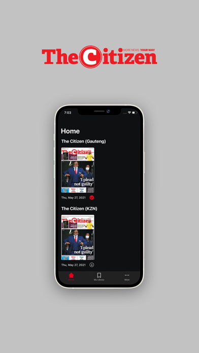 The Citizen e-paper Screenshot
