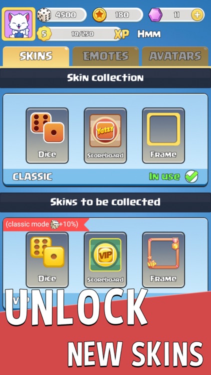 Yatzy-social dice game