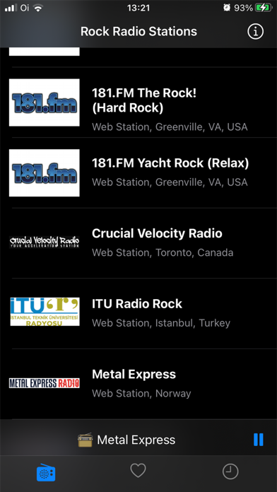 Rock Radio Stations Collection Screenshot