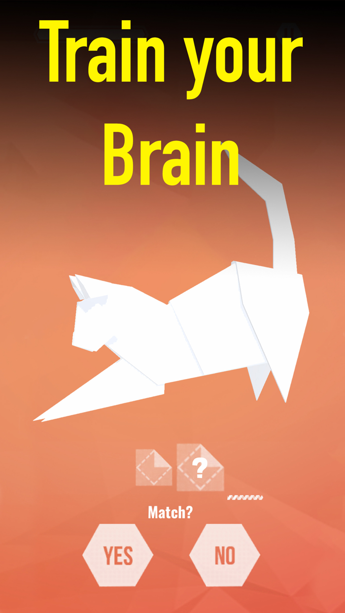 N-Back Origami AR Memory Game