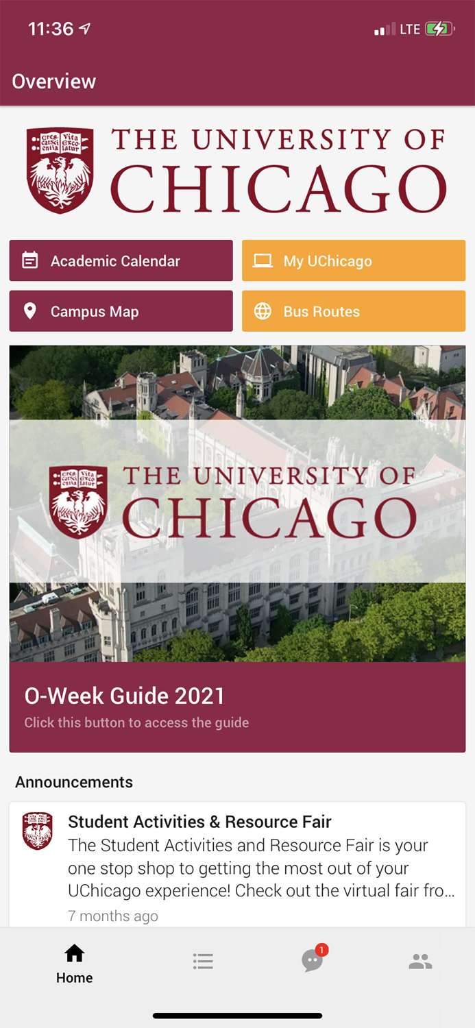 College Connection - UChicago