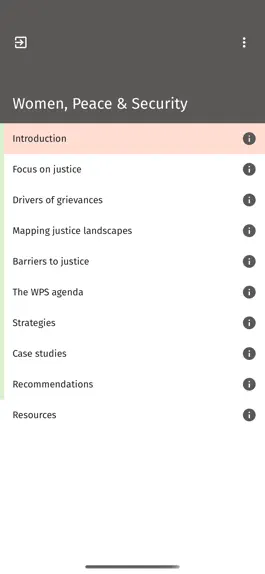 Game screenshot Women, Peace and Security apk