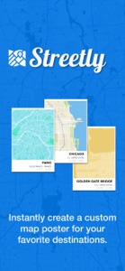 Streetly - Custom Map Designs screenshot #1 for iPhone