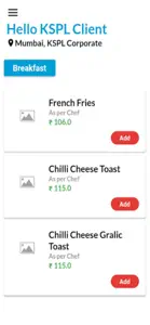 ChefOnWheels Food Ordering App screenshot #3 for iPhone