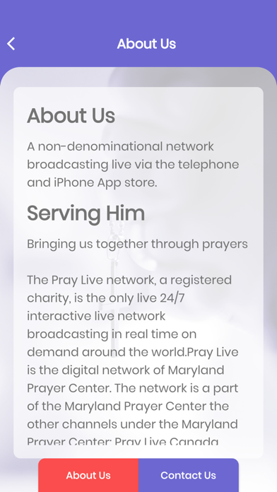 PrayLive - 24/7 Live Prayer Screenshot