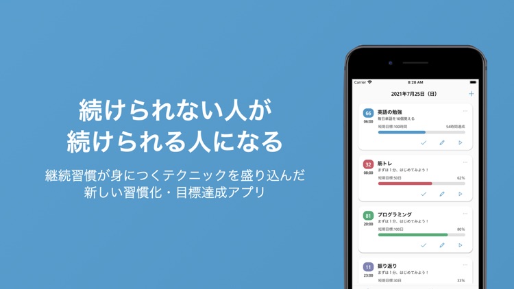 習慣化アプリ ツミログ