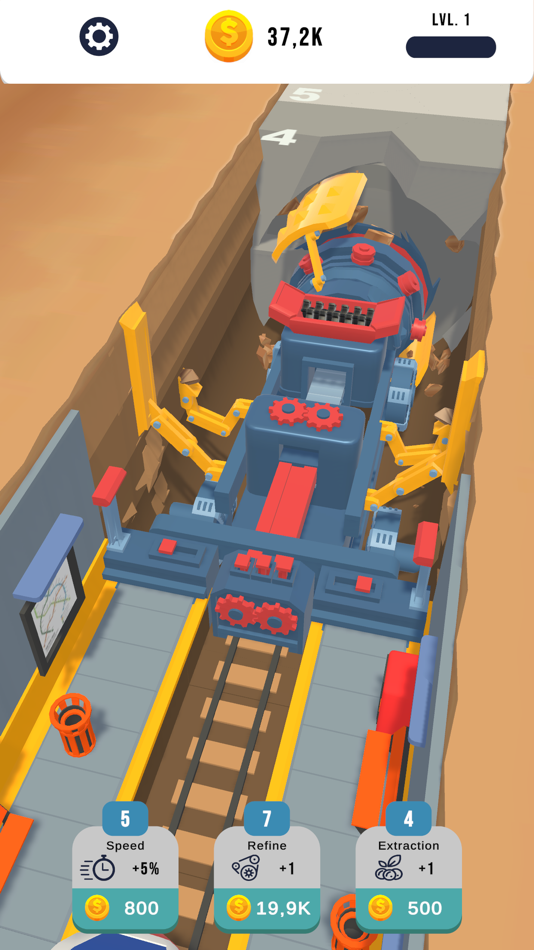 #2. Idle Tunnel Digger (iOS) 由: Holoboo
