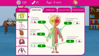 Screenshot #1 pour BodyQuest: Le corps humain