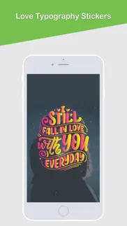 How to cancel & delete love typography stickers 3
