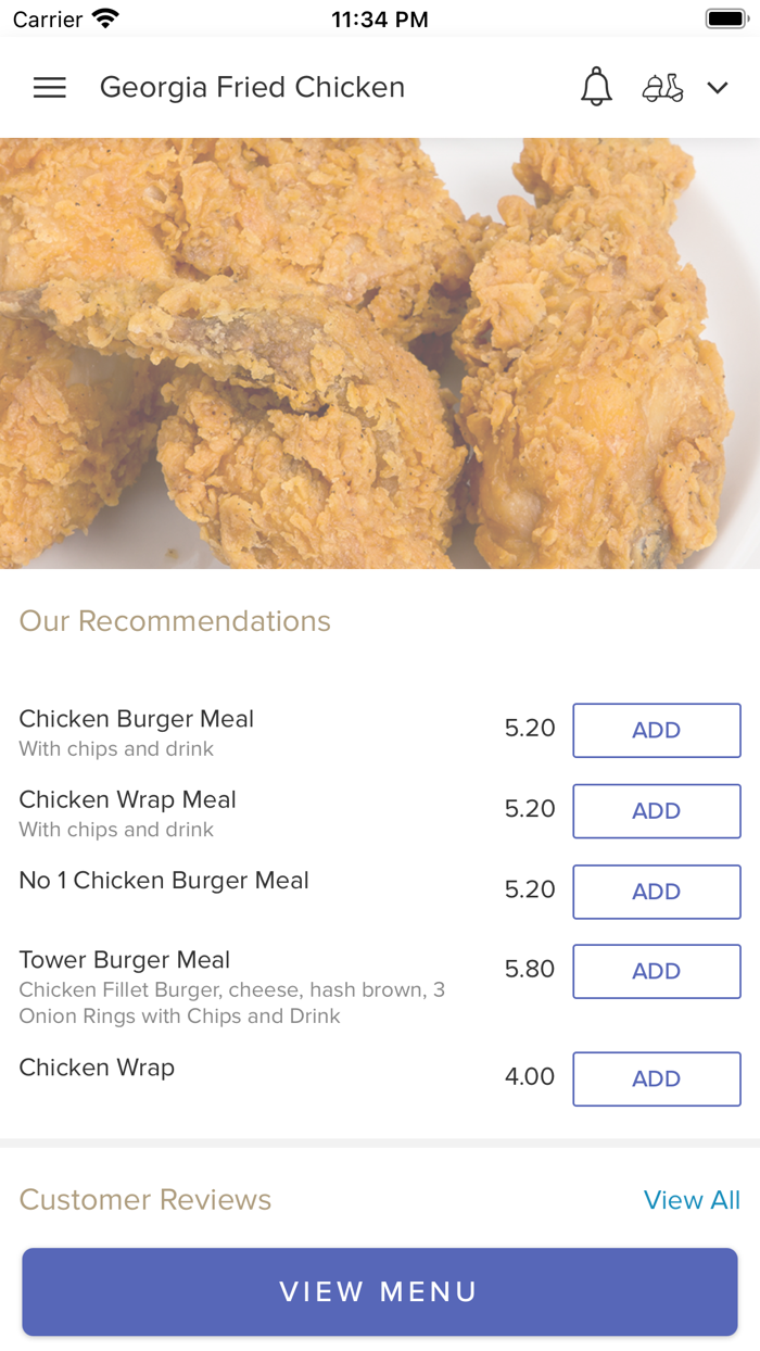 Georgia Fried Chicken.